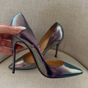 Christian Louboutin  Tissu Scarabe So Kate 120 Pumps Size 39